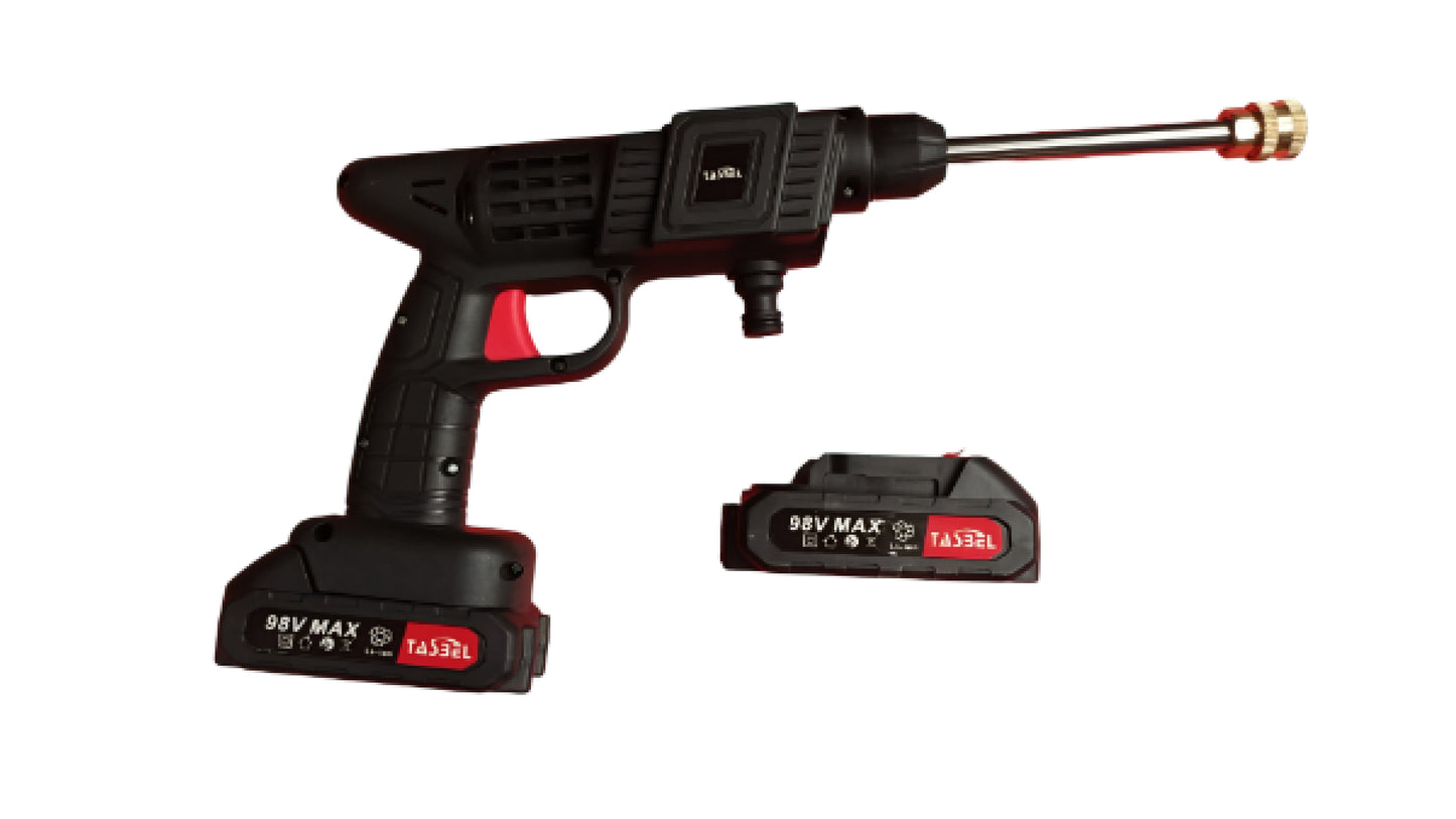 💦 Hidrolavadora Portátil 98V – Potencia inalámbrica para una limpieza total